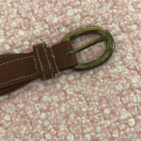 Brooks Brothers men’s belt size 36 Preowned green and burgundy stripe - Picture 8 of 8